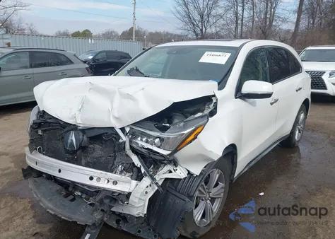 2020 Acura Mdx Standard z USA, uszkodzony, nr VIN 5J8YD4H35LL036865